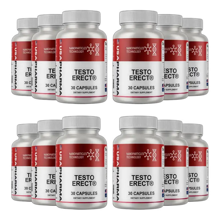TestoErect 12-Bottle Annual Supply